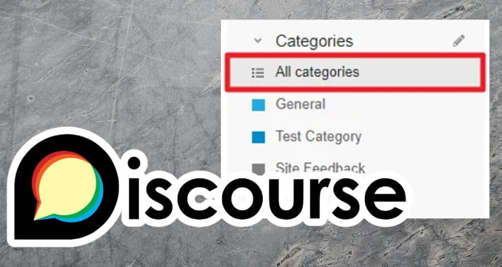 Reordering [All categories] in the Discourse sidebar