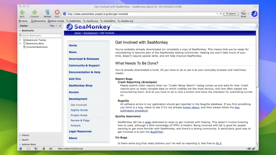 SeaMonkey - SeaMonkey Screenshot 03